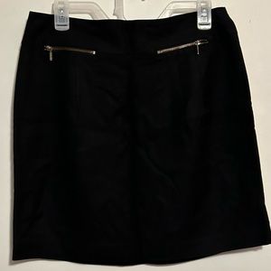 LOFT Black Mini Skirt Women’s Size 6 NWT